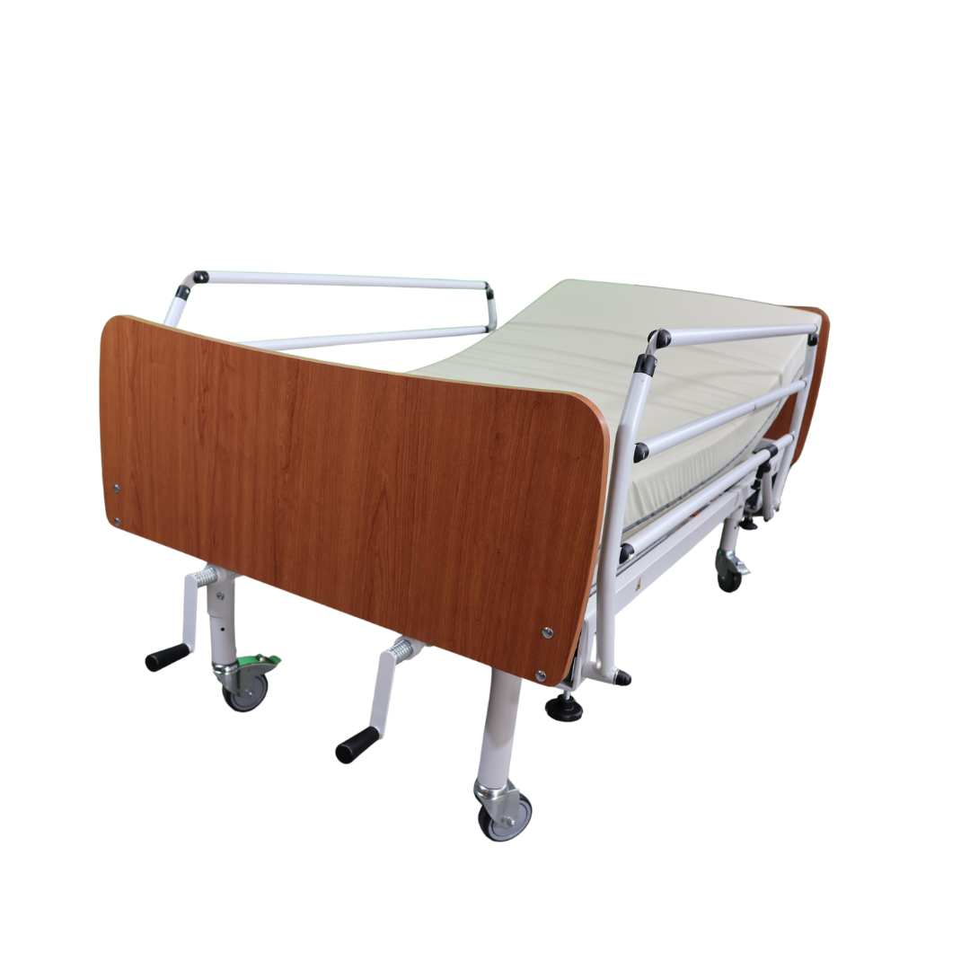 Cama Manual com Grades Cerejeira_3